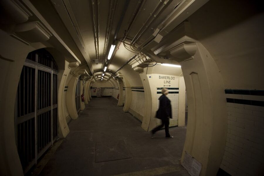 Aldwych: Hidden Tube Station Guided Tour - Down to the platforms, tunnels and walkways