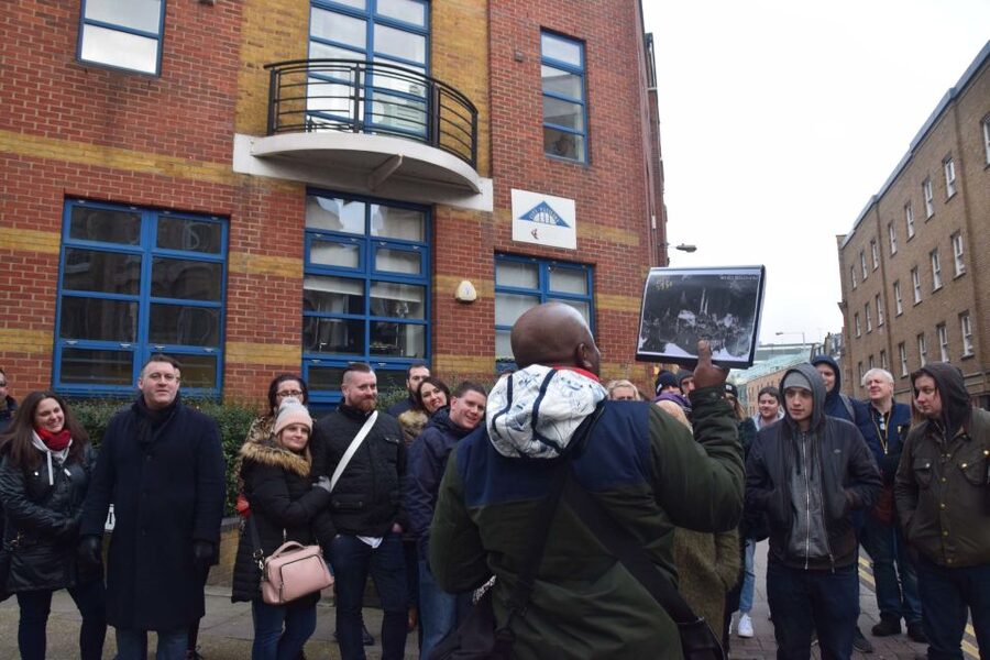 Gangster London Walking Tour with Actor Vas Blackwood - The Blind Beggar sets the scene
