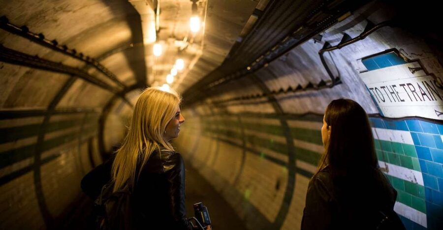 Hidden Tube Tour - Piccadilly Circus: The Heart of London - Wartime shelter and secret storage