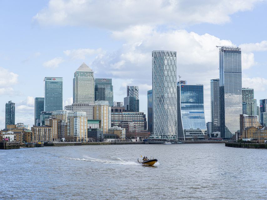 London: 70-Minute Thames Barrier Speedboat Tour - From Westminster and Embankment to the open river