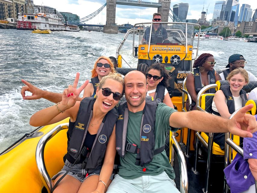 London: 70-Minute Thames Barrier Speedboat Tour - Big landmarks from a river-level view