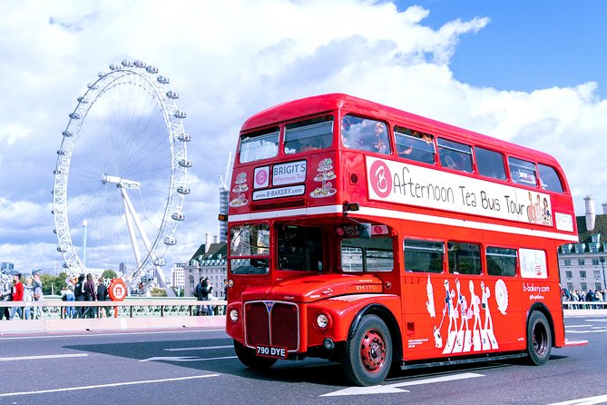 London: Afternoon Tea Bus Tour - 1960s Routemaster Bus - Tea, sandwiches and sweet treats
