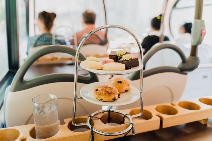 London: Afternoon Tea Bus with a Glass of Prosecco - Finding your seat and getting settled