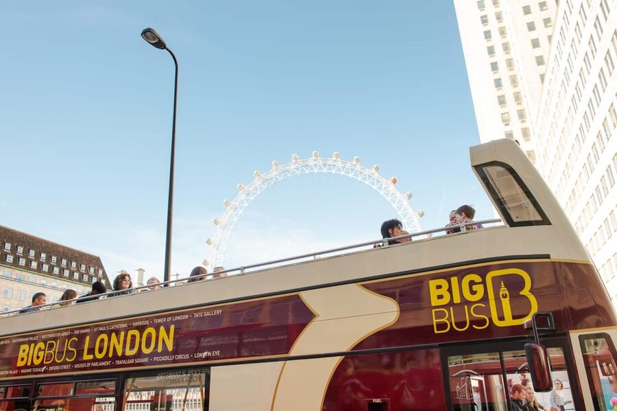 London: Big Bus Hop-on, Hop-off with Optional River Cruise - See the city lit up on the evening tour