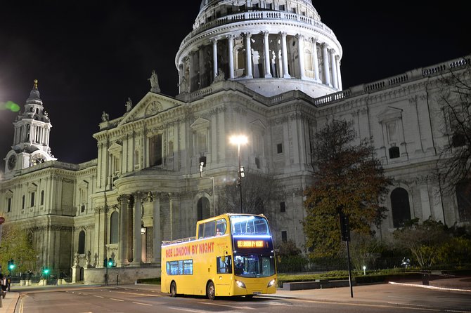 London by Night Sightseeing Tour - Open Top Bus - A quick way to see London after dark