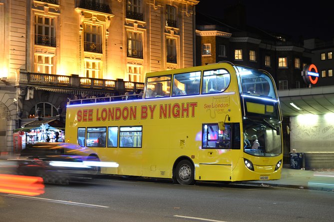 London by Night Sightseeing Tour - Open Top Bus - Westminster Abbey, Parliament and the London Eye