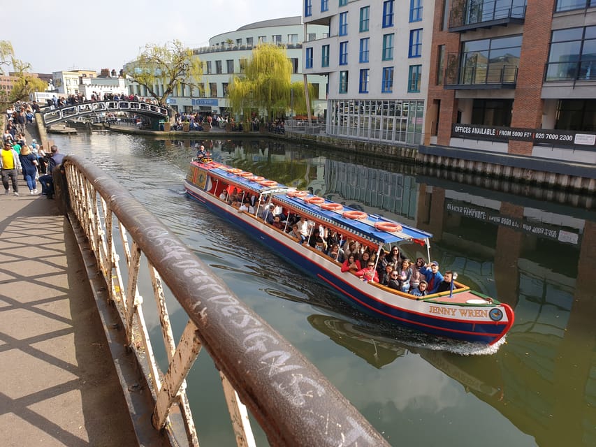 London: Canal Boat Ride on Camden Lock - A Short Tunnel and the Turn at Little Venice