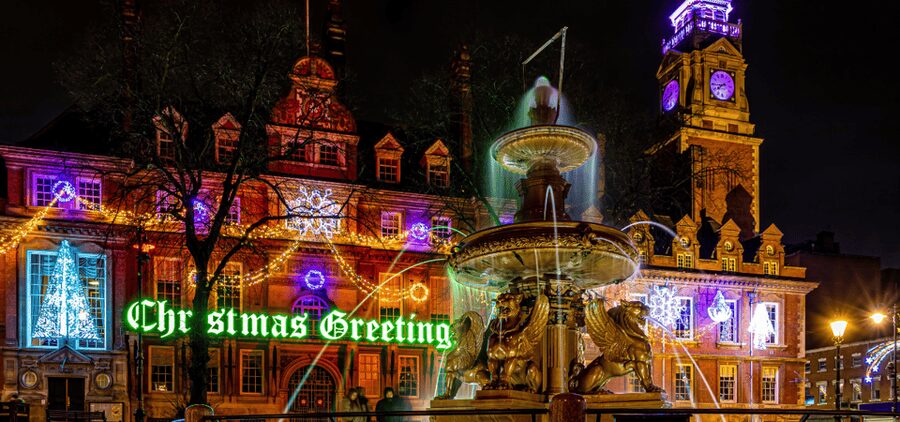London: Christmas Lights Self Guided Walking Tour - Leicester Square’s market and lights