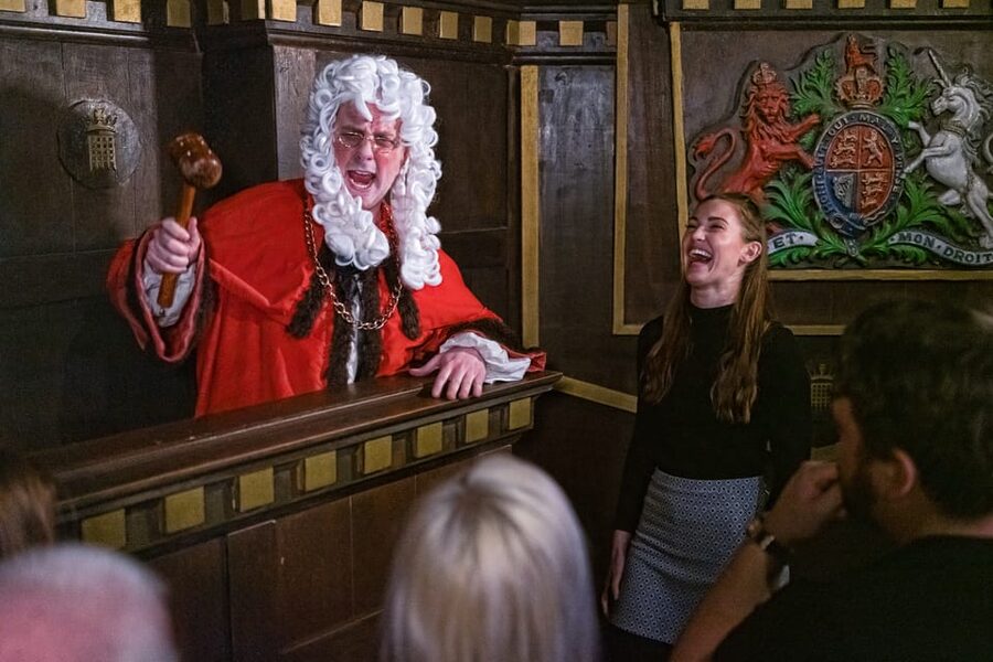 London: Entry Ticket to London Dungeon - Newgate Prison ends with a drop
