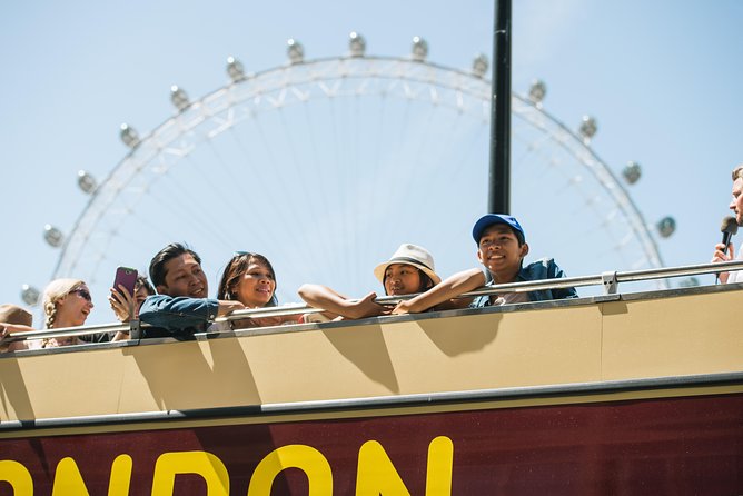 London Eye Ticket, Big Bus Hop-on Hop-Off Tour & River Cruise - Central London: royal sights, the West End and the river