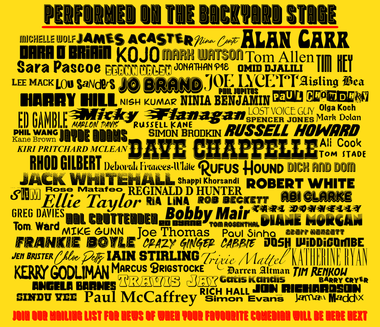 London: Friday Night at The Backyard Comedy Club - Food, drinks and the club atmosphere