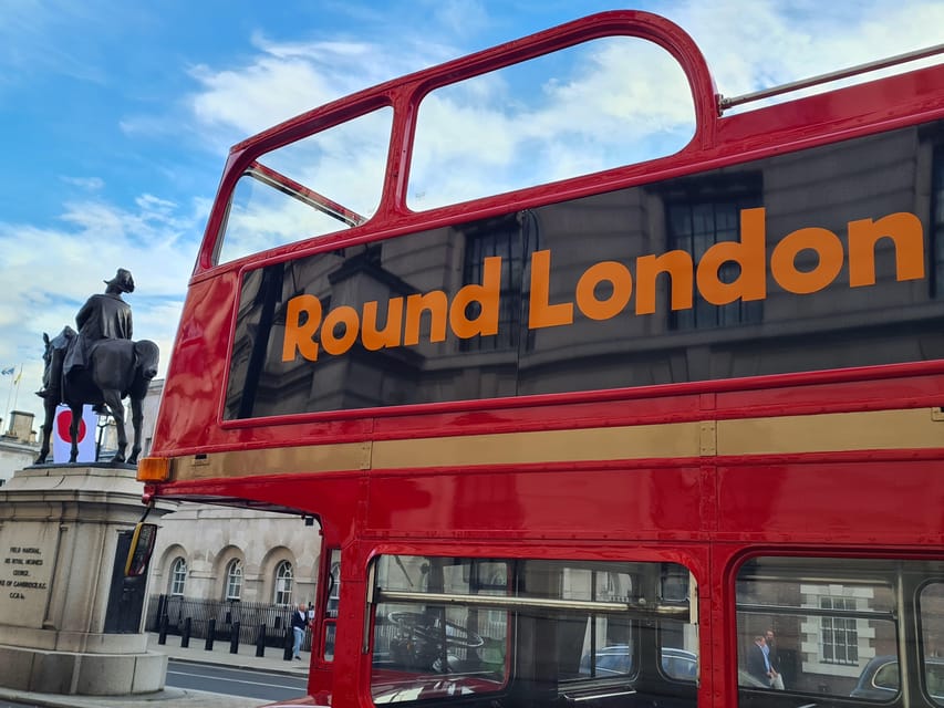 London: Guided Sightseeing Tour on a Vintage Open-Top Bus - At a glance: London’s sights from the upper deck