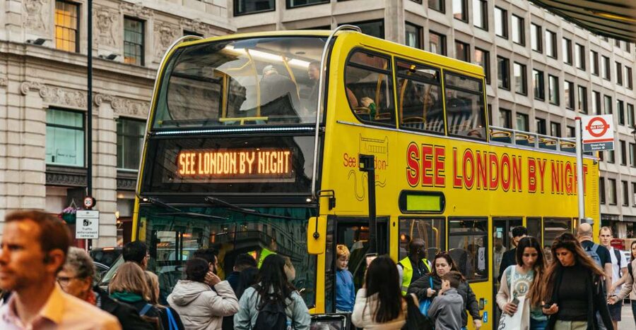 London: London by Night Sightseeing Open-Top Bus Tour - The Royal Courts of Justice and St Paul’s Cathedral