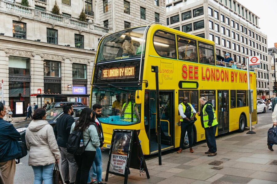 London: London by Night Sightseeing Open-Top Bus Tour - Finding a good seat and dressing for the weather