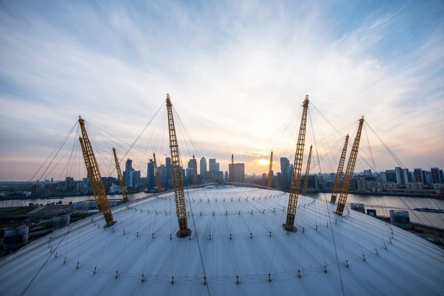 London: O2 Arena Rooftop Climbing Experience - Getting ready beneath The O2’s great roof