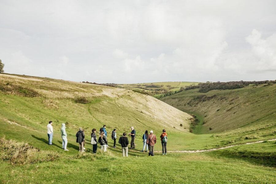 London: South Downs White Cliffs Day Trip with Train Tickets - A brief stop at the Long Man of Wilmington