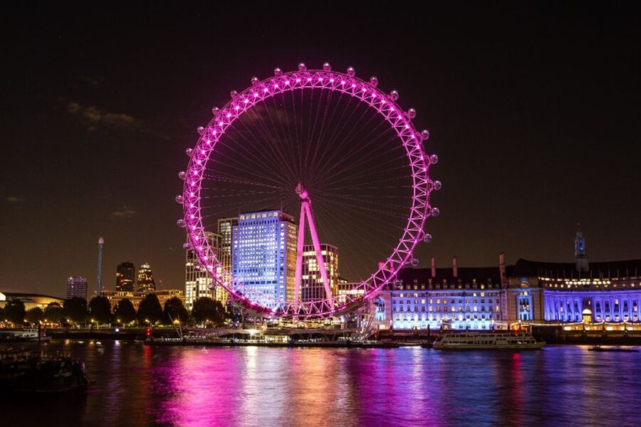London: The London Dungeon and London Eye Combo Ticket - The London Eye from capsule to skyline