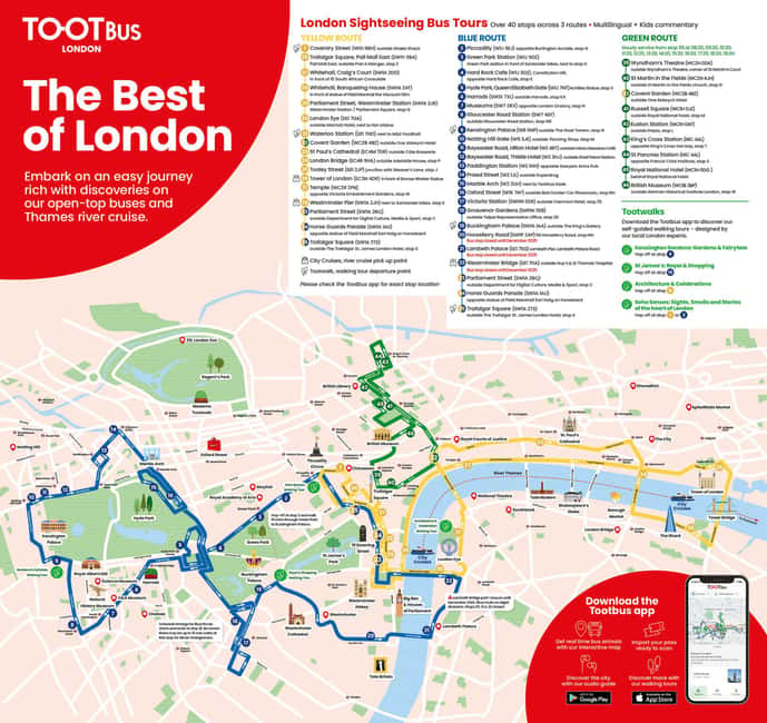 London: Tootbus Hop-on Hop-off with optional River Cruise - What to expect on the bus