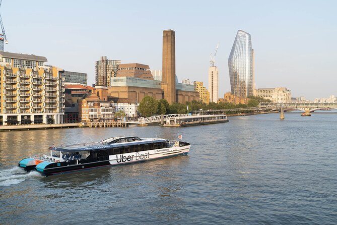 London: Uber Boat - Single Journey River Thames Cruise - Who should book this Thames journey?