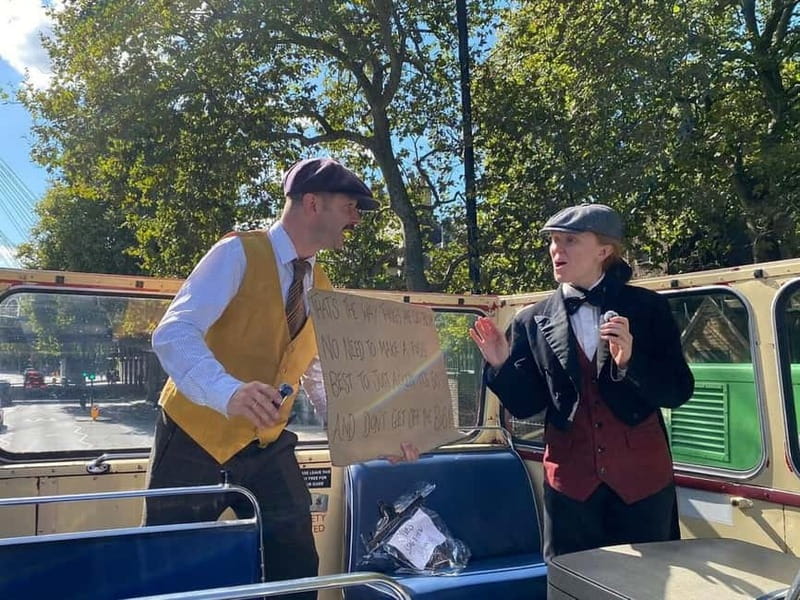 London Vintage Bus Tour: Live Comedy Sightseeing Show - Is $48.09 good value?