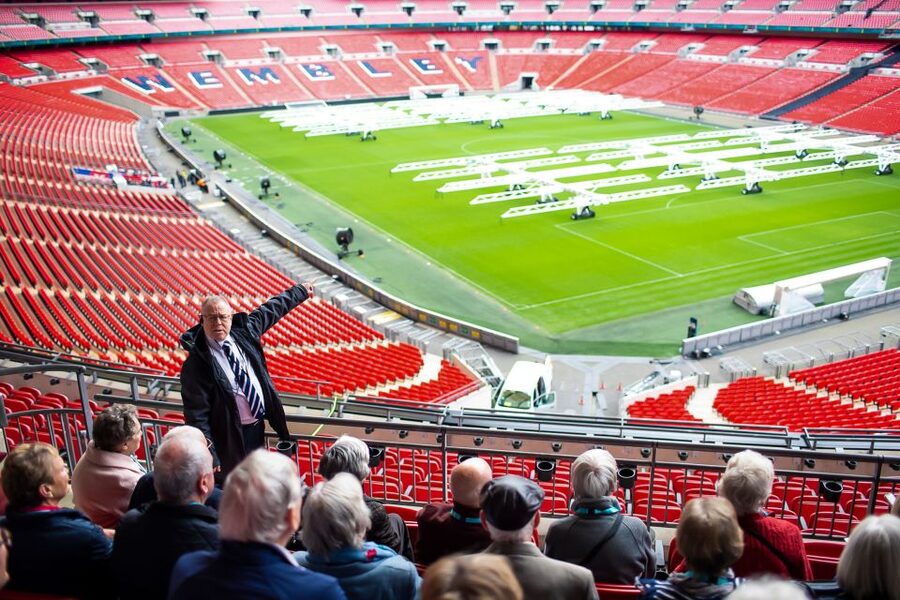 London: Wembley Stadium Guided Tour - The players’ tunnel and pitchside