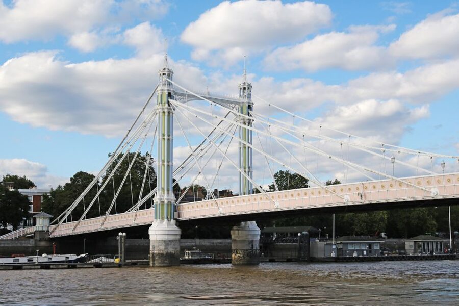 London: Westminster to Kew River Thames Cruise - Battersea and the bridges