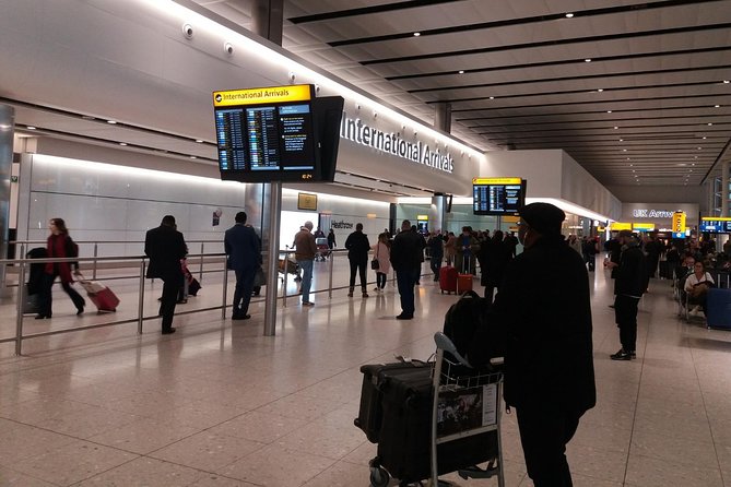 Private Arrival Transfer from Heathrow Airport to London - From arrivals hall to private vehicle