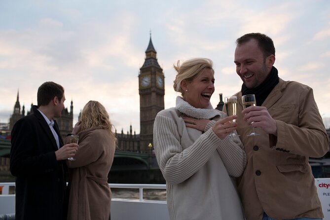 River Thames Evening Cruise with Sparkling wine and Canapés - From Tower Millennium Pier to the river’s famous bridges