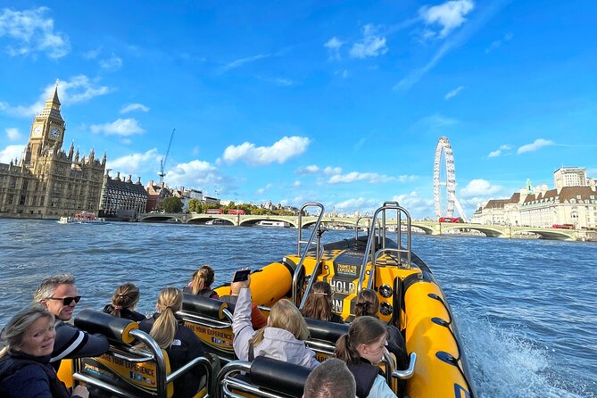 Speedboat Sightseeing: Embankment OR Westminster Pier -45 Minutes - What $79.02 buys you in 45 minutes