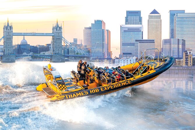 Speedboat 'Tower RIB Blast' from Tower Millennium Pier - 20 minutes - A fast view of London from the Thames