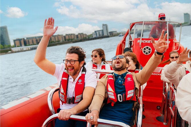 Thames High-Speed Zone Speedboat in London - The route from central London to the Thames Barrier