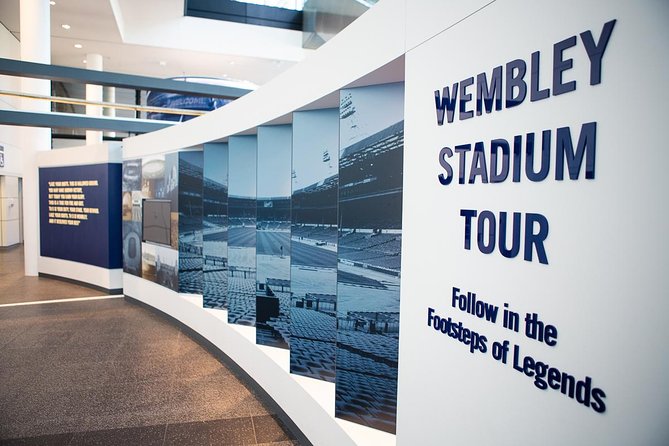 Tour of Wembley Stadium in London - Inside Wembley Stadium, not just in the stands