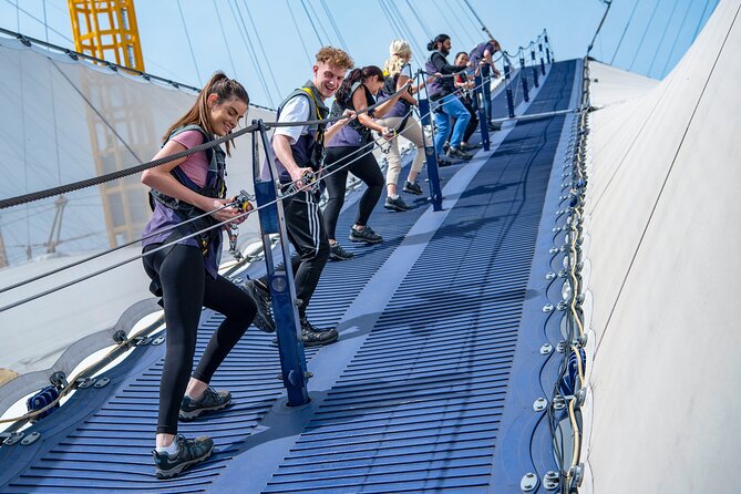 Up at The O2: Daytime Climb with Guided Tour with Panoramic Views - Reach the roof and read the view