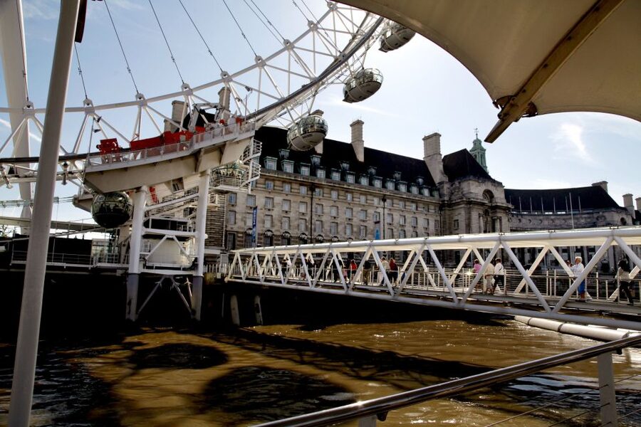 Vintage Double Decker Bus Tour & Thames River Cruise - St. Paul’s and the Tower from the bus